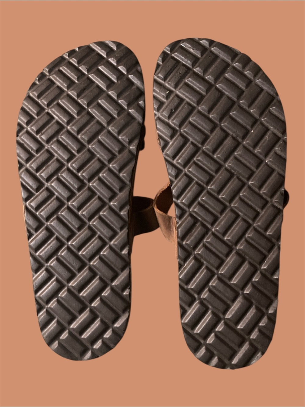 White Mountain Deep Brown Braided Leather Sandals Size 7.5-8 EUC - Picture 9 of 9